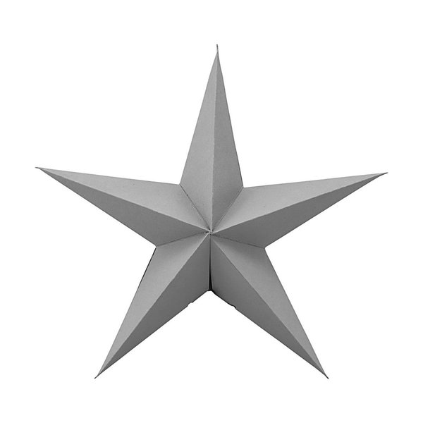 House Doctor Star, tähti, harmaa, 25 cm, 2 kpl / pkt