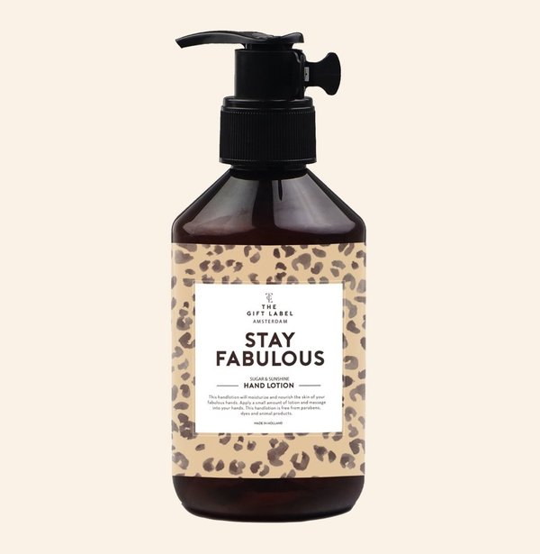The Gift Label Hand Lotion, Stay Fabulous, käsivoide 250 ml