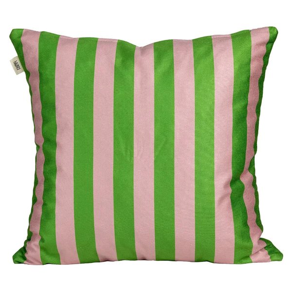 Lempi Lifestyle pinkki-vihreä tyynyliina 50x50 cm